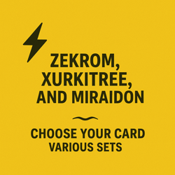 Pokemon TCG Zekrom, Xurkitree, and Miraidon Choose Your Card-Various Sets- LP+ - Image 1