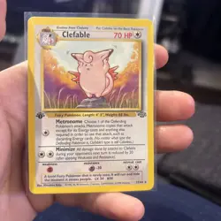Clefable 1st Edition 17/64 Jungle Non-Holo Rare Pokemon Card - Image 1