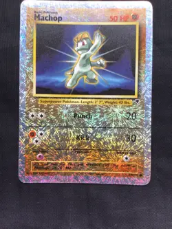 Pokemon Cards: Legendary Collection Reverse Holo: Machop 79/110 - Image 2