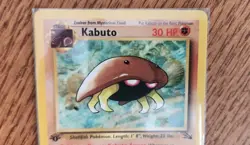 Pokemon Kabuto First Edition Card 1st Wotc 50/62 Fossil - Image 2