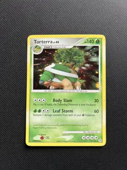 Pokemon Card Diamond & Pearl Holo Torterra Lv.45 17/130 Rare - Image 1