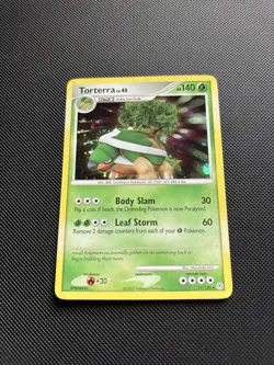 Pokemon Card Diamond & Pearl Holo Torterra Lv.45 17/130 Rare - Image 3
