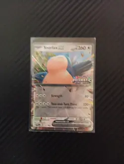 Snorlax ex 076 Pokemon Prismatic Evolutions Double Rare Stamped Promo Card NM+ a - Image 1