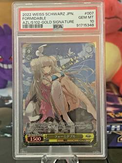 Weiss Schwarz Azur Lane Formidable AZL/S102-007SP SP Foil Signed PSA 10 JPN - Image 1