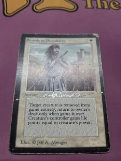 Swords to Plowshares - Limited Edition Beta - [MP / HP] * SIGNED * - Image 1