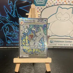 Pokemon Gyarados EX TCG Scarlet Violet Full Art Base Set Ultra Rare Card 225/198 - Image 2