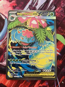 Pokemon TCG Mega Venusaur EX 155/132 Ultra Rare Mega Evolution English - Image 1