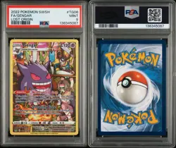 🔥 Pokemon Gengar TG06/TG30 Full Art Holo Lost Origin Trainer Gallery PSA 9 - Image 2