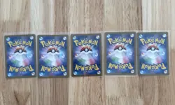 Lot of 5 Pokemon Art Rare Japanese Cards NM - Image 2