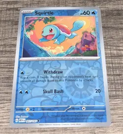 Squirtle 007/165 Cosmos Reverse Holo - Costco Promo - SV: 151 - Pokemon TCG - - Image 1