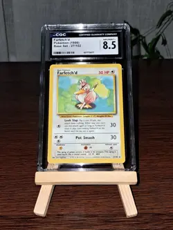 Farfetch'd Pokemon (1999) 27/102 CGC Grade 8.5 - Image 1