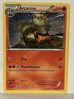 Arcanine 11/122 XY - BREAKpoint NM Pokemon Fast Ship - Image 1