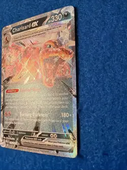 Charizard EX 125/197 SV03: Obsidian Flames Holo Double Rare Pokemon TCG NM - Image 3