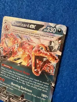 Charizard EX 125/197 SV03: Obsidian Flames Holo Double Rare Pokemon TCG NM - Image 4