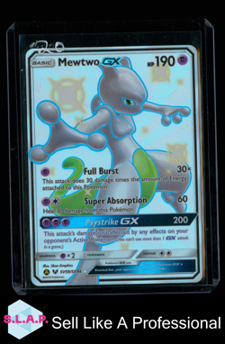 MEWTWO GX POKEMON SV59/SV94 2019 SUN & MOON HIDDEN FATES ENGLISH - Image 1
