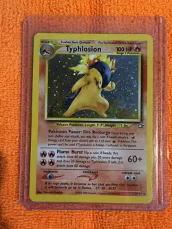 Typhlosion 17/111 Neo Genesis Holo WOTC Pokemon TCG - Image 1