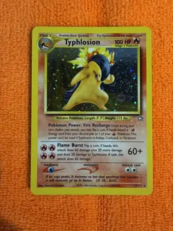 Typhlosion 17/111 Neo Genesis Holo WOTC Pokemon TCG - Image 4
