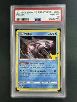 Palkia 004/025 PSA 10 Pokemon Celebrations Pop 107 - Image 1