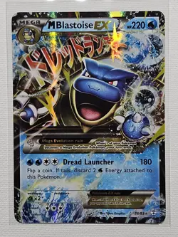 Pokemon TCG M Blastoise EX 18/83 Generations Holo Rare -LP - Image 2