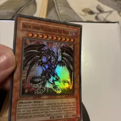 Carte Yu Gi Oh Dragon Sombre Metallique aux Yeux Rouges ABPF frse2 - Image 4