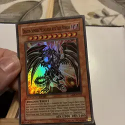 Carte Yu Gi Oh Dragon Sombre Metallique aux Yeux Rouges ABPF frse2 - Image 5