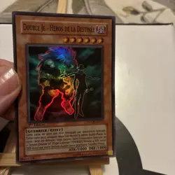 Carte Yu-Gi-Oh Double Je - Heros De La Destinee Potd-fr012 1st Edition - Image 5