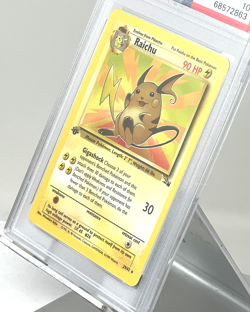 PSA 10 1st Edition RAICHU Pokemon FOSSIL 29/62 GEM MINT Vintage 1999 Rare 100% - Image 2