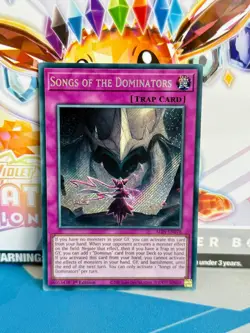 YUGIOH - SONGS OF THE DOMINATORS - SECRET RARE - ALIN-EN078 - 1ST ED (NM) - Image 1