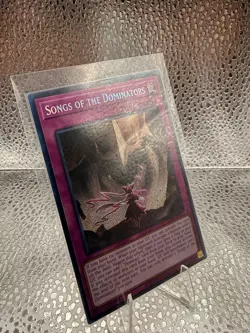 Songs of the Dominators Secret Rare ALIN-EN078 NM 1st Edition Yu-Gi-Oh! - Image 2