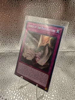 Songs of the Dominators Secret Rare ALIN-EN078 NM 1st Edition Yu-Gi-Oh! - Image 3