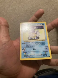 Pokemon TCG Wartortle Base Set, Shadowless Uncommon Card 42/102 LP - Image 3