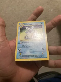 Pokemon TCG Wartortle Base Set, Shadowless Uncommon Card 42/102 LP - Image 4