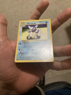 Pokemon TCG Wartortle Base Set, Shadowless Uncommon Card 42/102 LP - Image 5