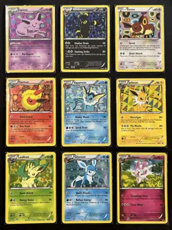 Pokemon TCG Eeveelution Black & White Promo Full Set BW87 - BW94 + Holo Sylveon - Image 1