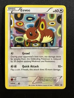 Pokemon TCG Eeveelution Black & White Promo Full Set BW87 - BW94 + Holo Sylveon - Image 3