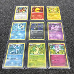 Pokemon Black & White Eeveelution Promo Set 87-94 + Sylveon Promo XY04 LP - MP - Image 1