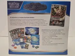 Pokemon TCG: Stellar Crown Pokemon Center Exclusive Elite Trainer Box ETB SEALED - Image 3