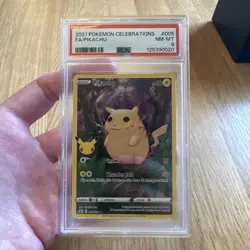 PSA 8 Pikachu Celebrations Holo 005/025 Graded Pokemon Card NM - MINT - Image 1