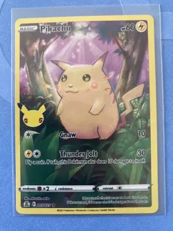 Pikachu 005/025 Holo Rare Celebrations Pokemon Near Mint Pokemon Card - Image 1