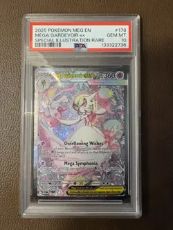 2025 Pokemon Mega Evolution Mega Gardevoir ex 178/132 SIR PSA 10 - Image 1
