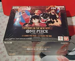 One Piece OP-09 SEALED Booster Box Emperors In The New World - English OP09 - Image 1