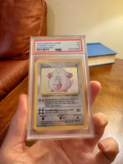 Chansey #3 Holo Shadowless PSA 5-EX - 1999 Pokemon Base Set Unlimited - new cert - Image 1