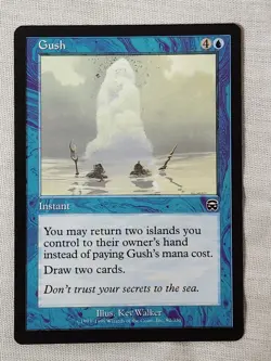 NM Gush Mercadian Masques Mtg Magic the Gathering - Image 1
