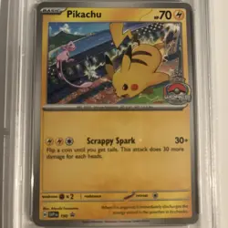 2024 Pokemon SVP EN-SV Black Star Promo Pikachu #190 World Championships PSA 10 - Image 3