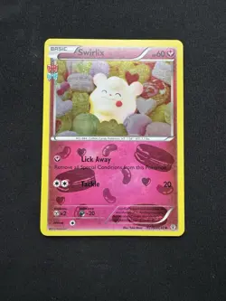 Pokemon TCG Swirlix RC19/RC32 Generations Radiant Collection Reverse Holo LP - Image 1