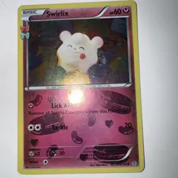 Pokemon TCG Swirlix RC19/RC32 Uncommon Generations: Radiant Collection LP - Image 2