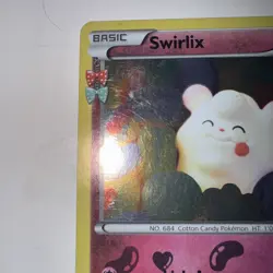 Pokemon TCG Swirlix RC19/RC32 Uncommon Generations: Radiant Collection LP - Image 3