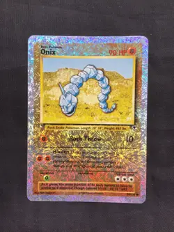 Pokemon Cards: Legendary Collection Reverse Holo: Onix 84/110 - Image 1