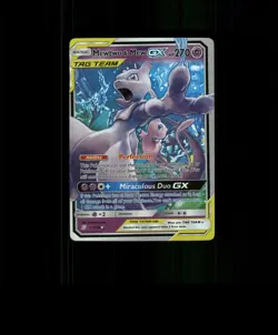 FAN-ART READ DESCRIPTION BELOW HOLO MEWTWO Card MEW Pokemon Card p1 - Image 1