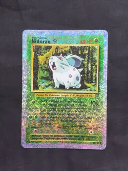 Pokemon Cards: Legendary Collection Reverse Holo: Nidoran 82/110 - Image 1